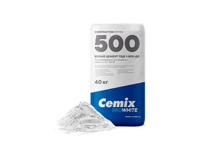 Белый цемент Cemix Prowhite 40кг