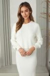 Milio Milano Ultra Soft Long Sleeve Crop Knit Sweater
