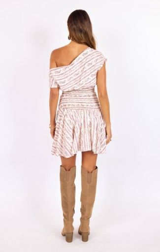 ROSEBUD SMOCKED MINI DRESS