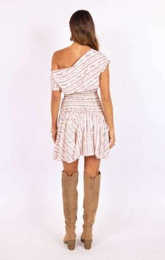 Sage the Label ROSEBUD SMOCKED MINI DRESS
