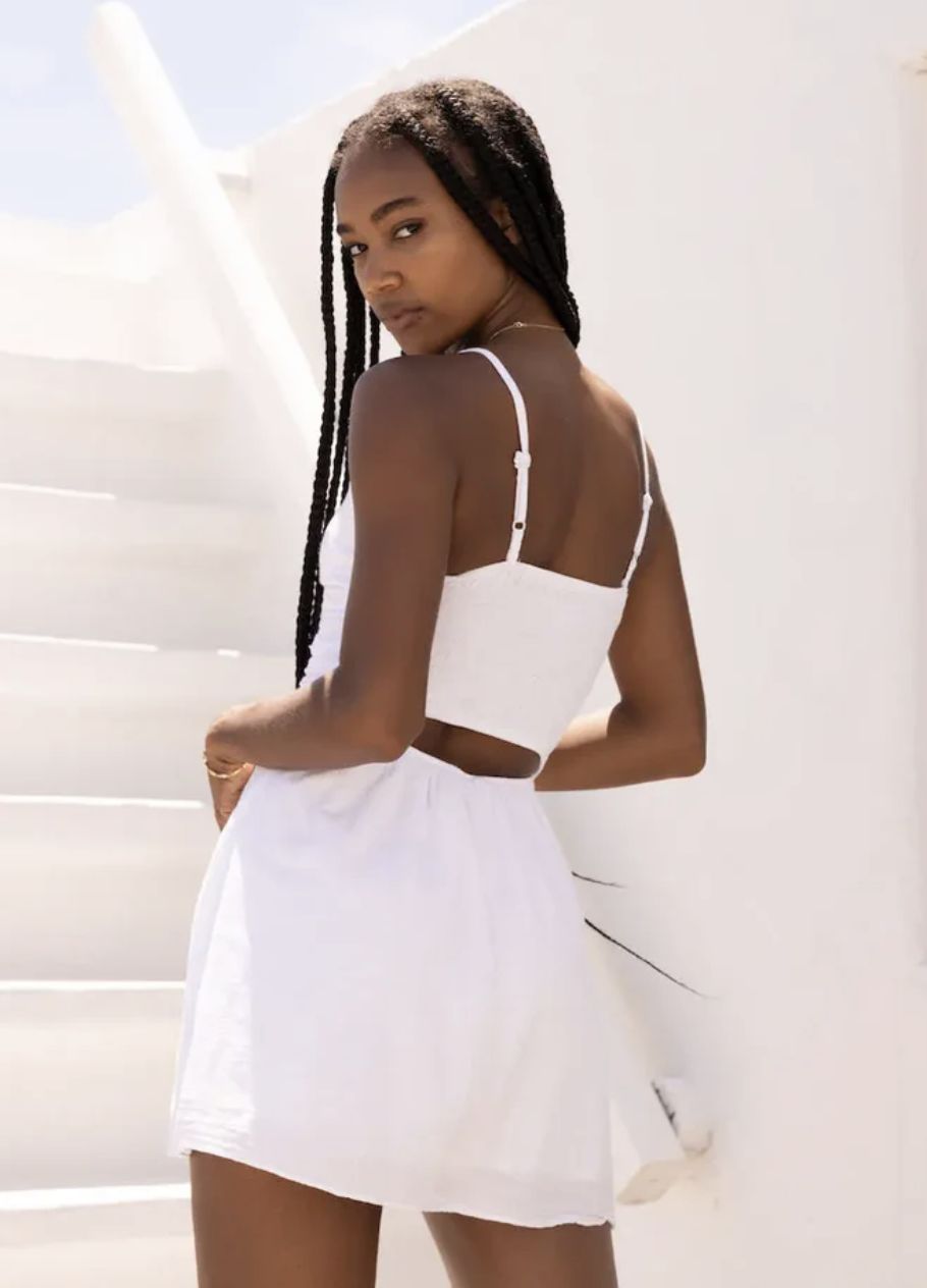SKYE Twist Front Dress