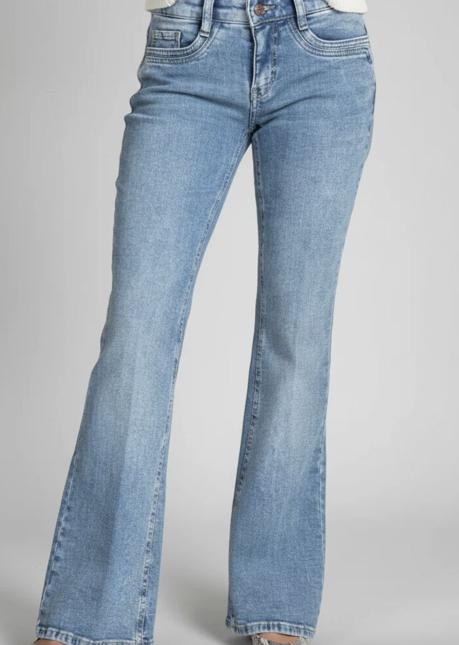 Detroit Flare Vintage Wash Jeans, Length: 30 Regular, Size: 2