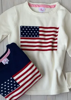 Pink Pineapple Ralph Flag Sweater