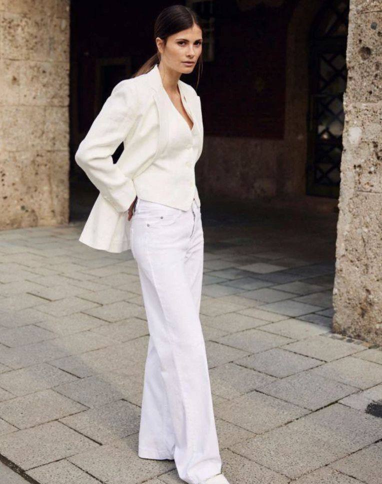 Dream Wide White Denim