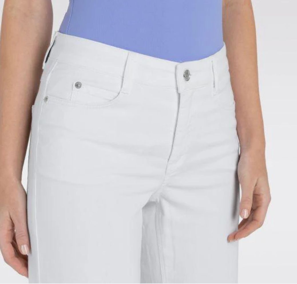 Mac Dream Wide White Denim