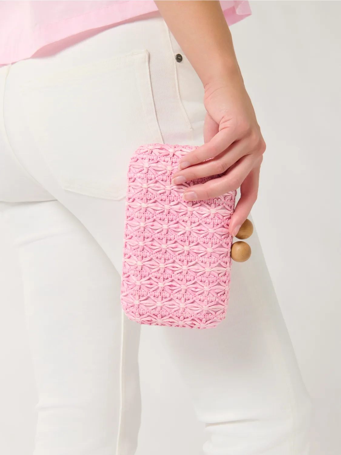 Shiraleah Sydney Minaudiere in Pink