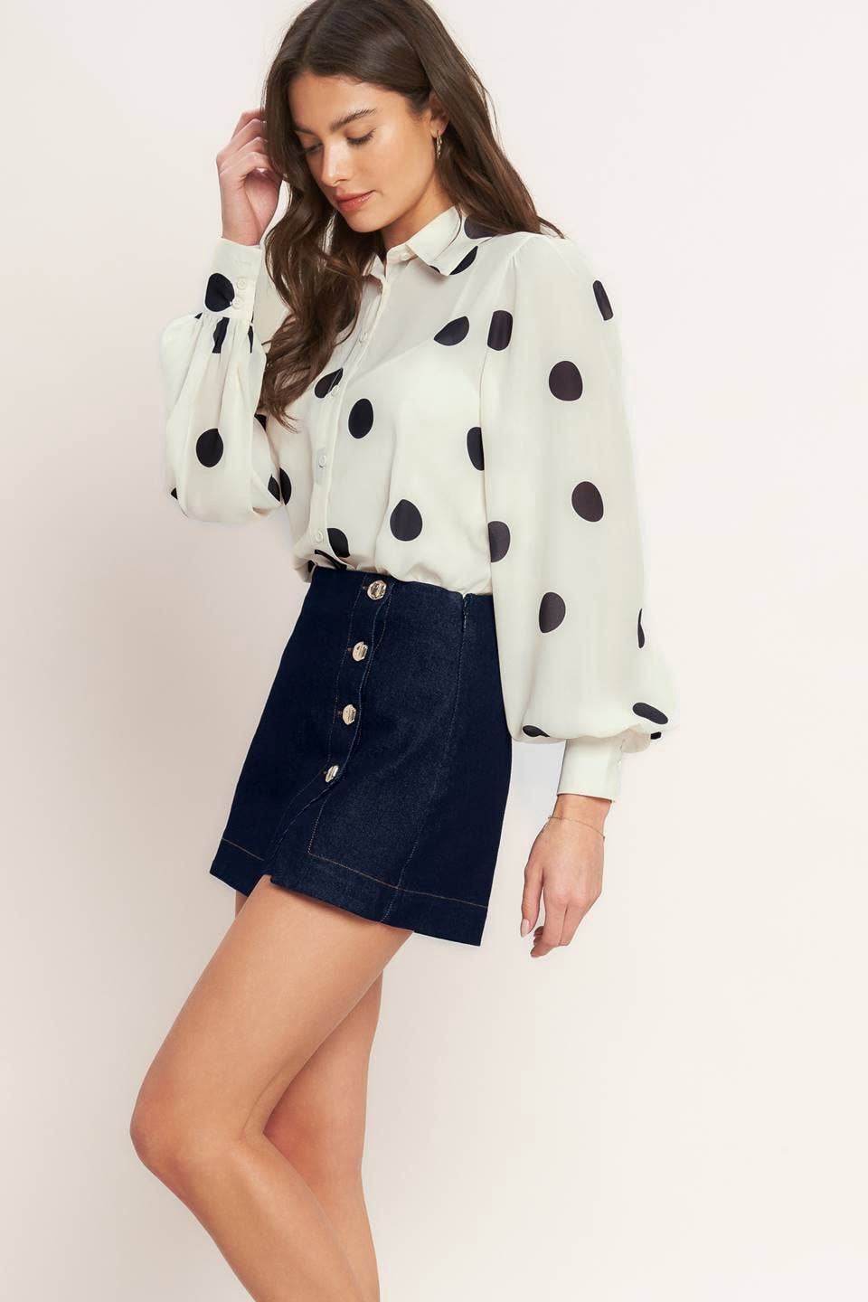 Denim Skort