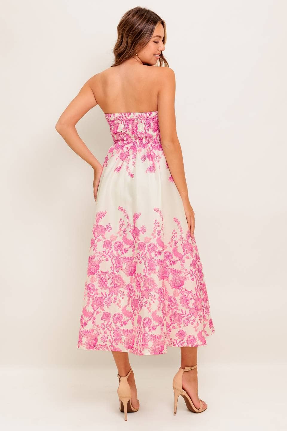 Flying Tomato Printed Woven Midi Dress