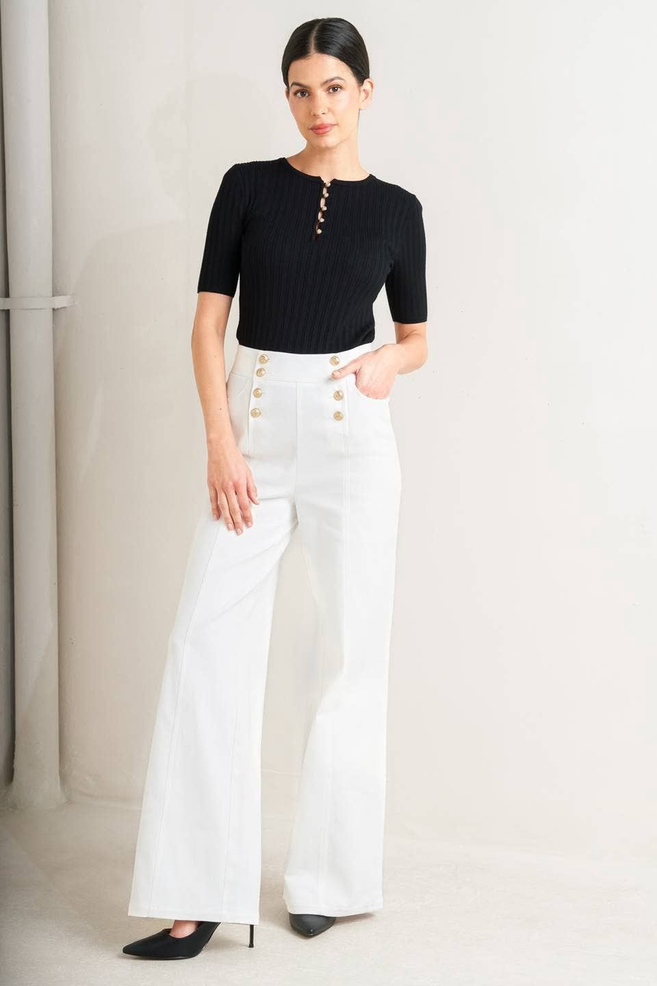 Solid Woven Pant