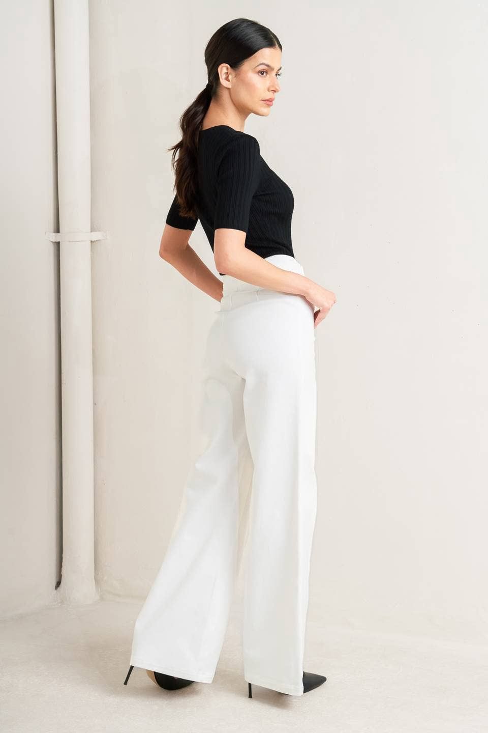 Solid Woven Pant