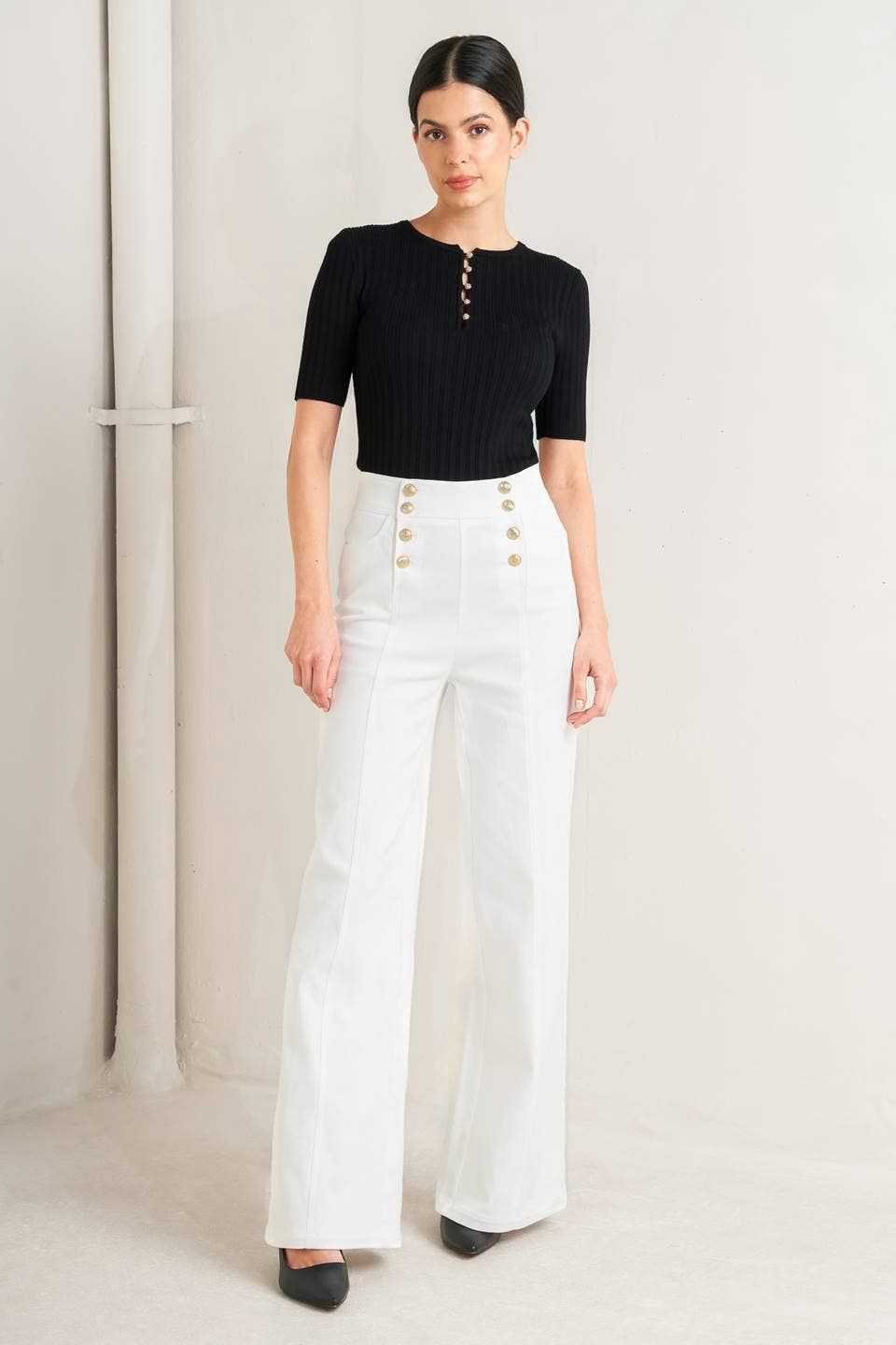 Solid Woven Pant
