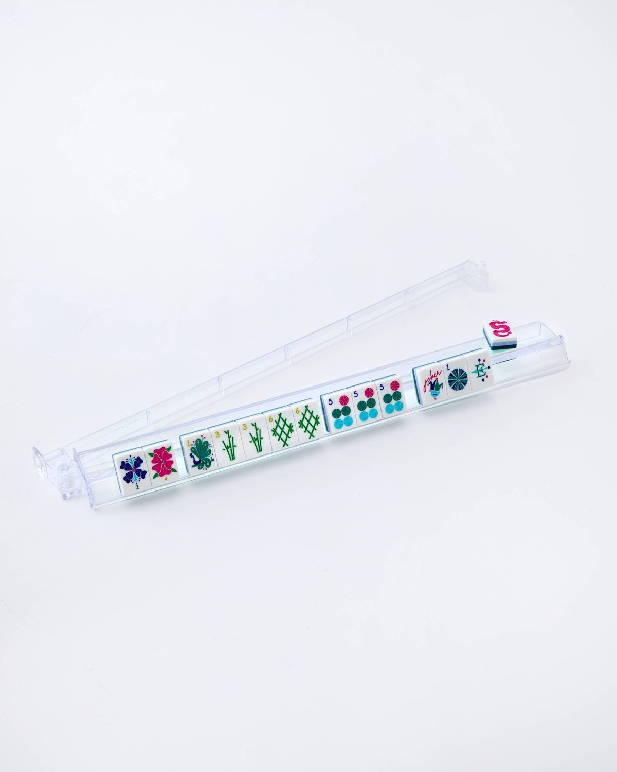 Oh My Mahjong Clear Acrylic Rack and Pusher Set