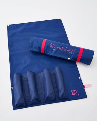 Oh My Mahjong Navy Let's Rack &amp; Roll Bag