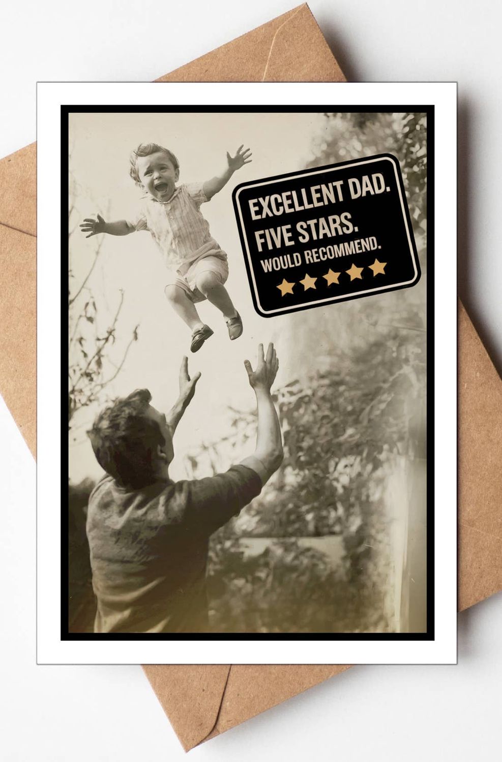 Funny Fathers Day Card | Fathers Day Gifts | USA