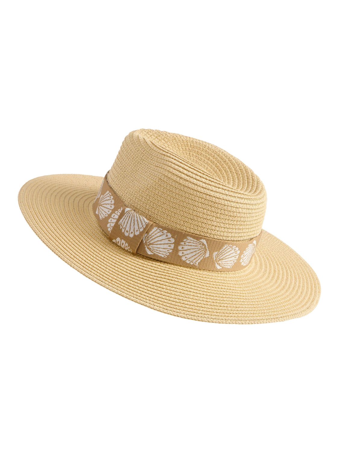 Shiraleah SHELLY TOTE AND HAT SET,TAN