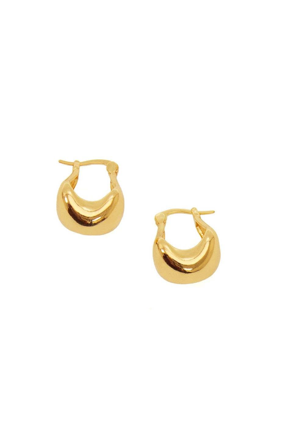Small Tapered Hoop Earring