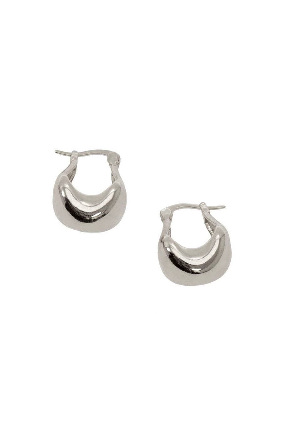 Small Tapered Hoop Earring
