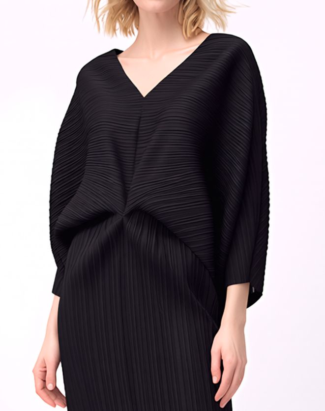 Ellyndale Pleated Cutout Dress with Fringe