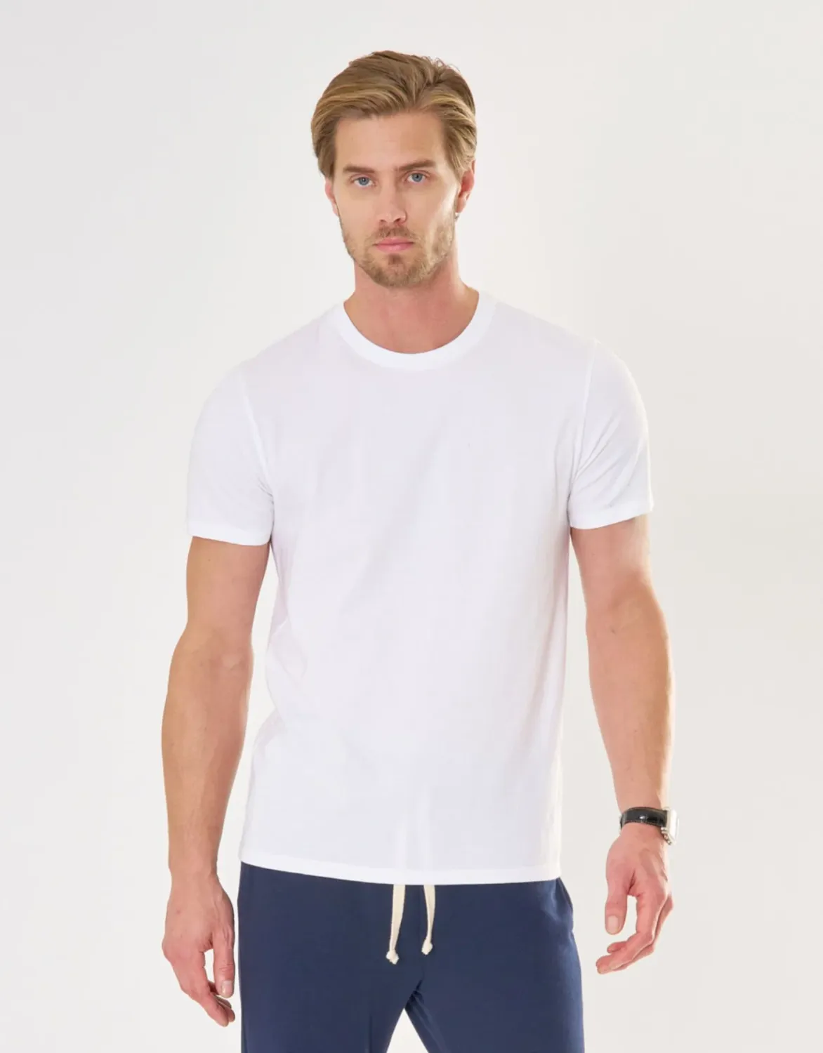 Maison Wheat Ojai Mens Crew Neck Tee