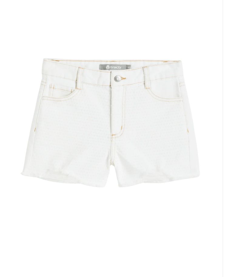 Tractr Micro Clear Rhinestone Shorts