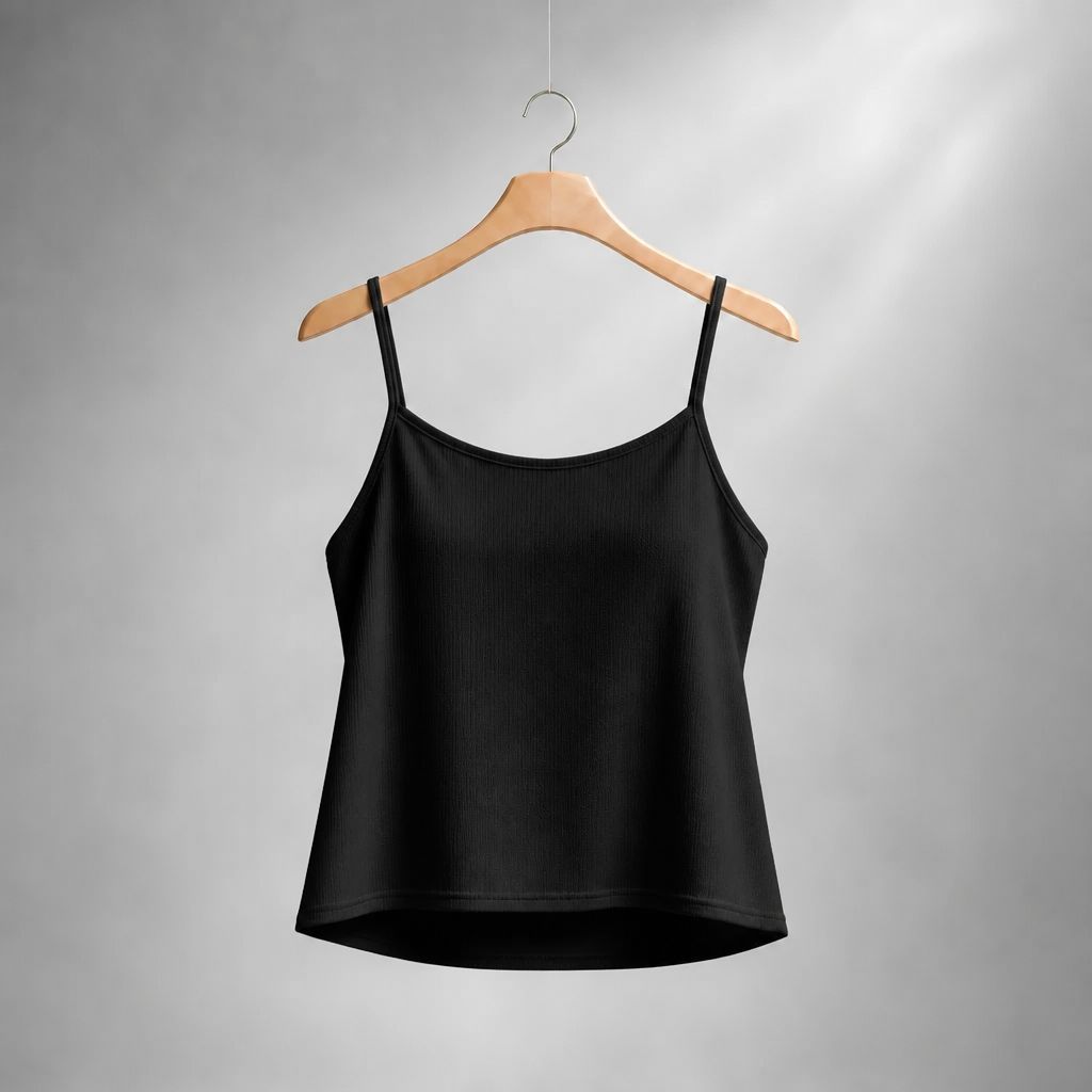 Ellyndale Diamond Mesh long sleeve top with matching Camisole (Black)
