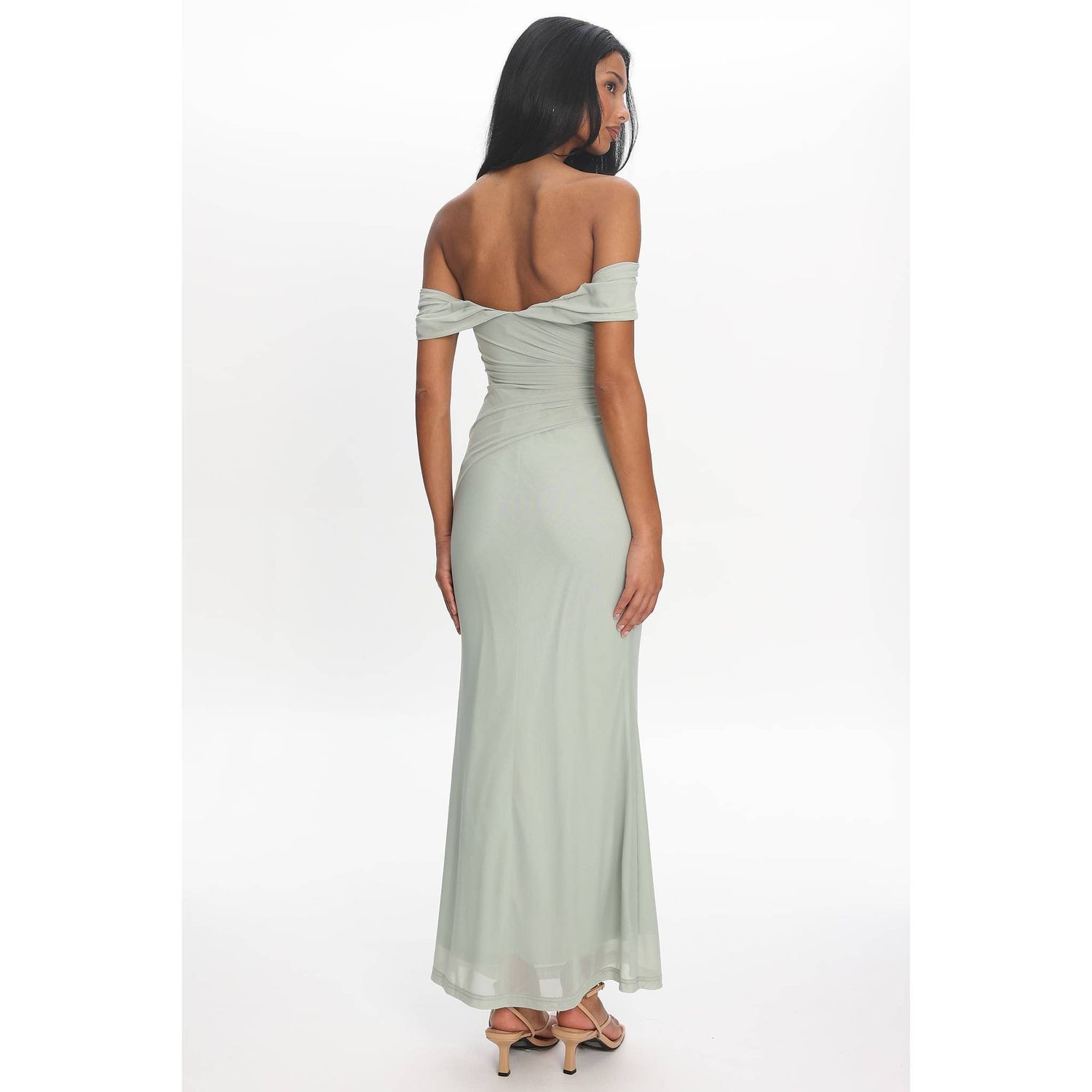 TIMELESS OFF SHOULDER MAXI DRESS
