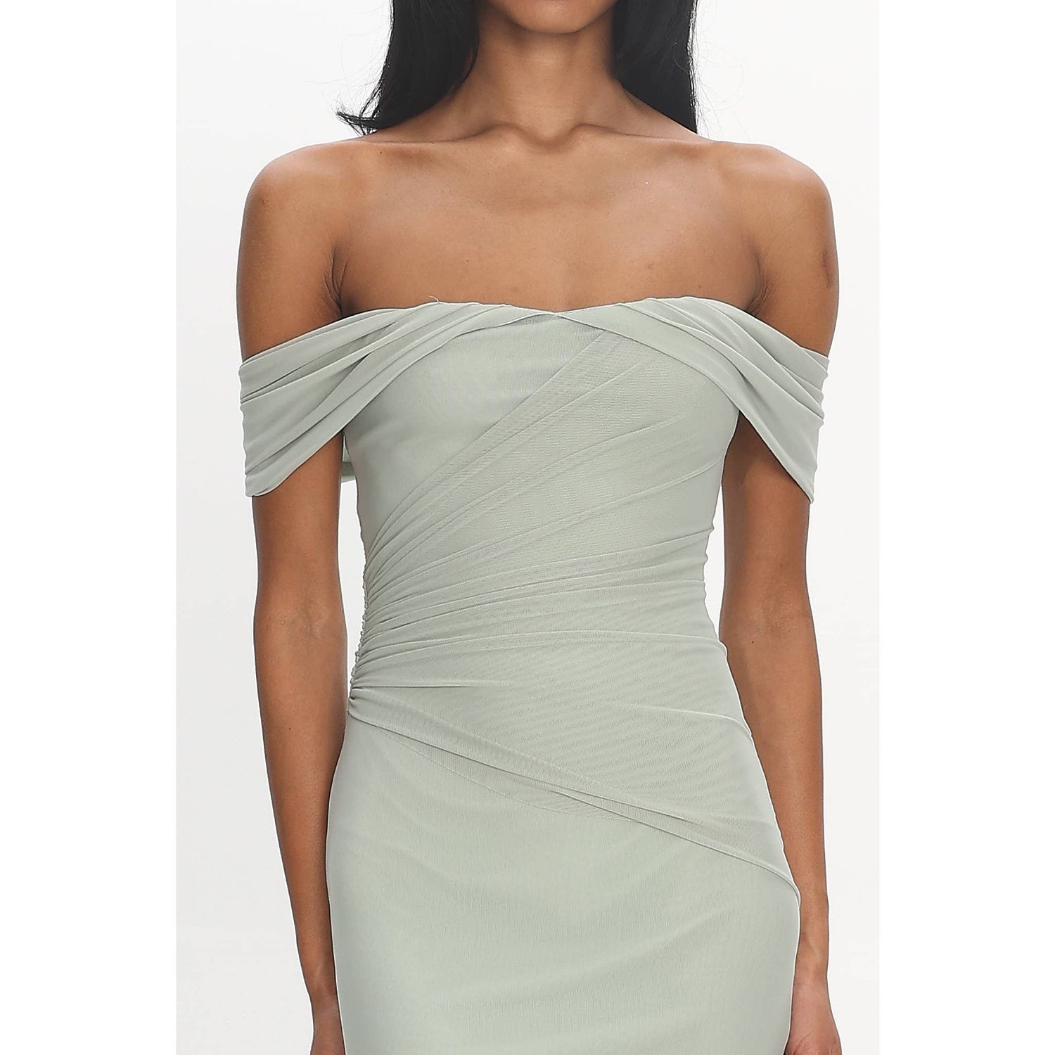 TIMELESS OFF SHOULDER MAXI DRESS