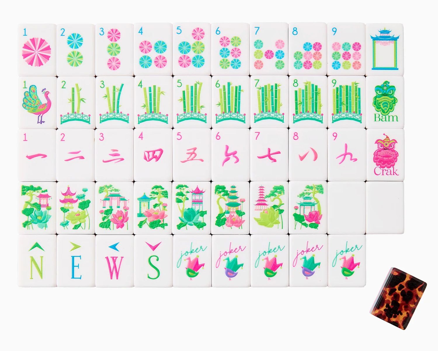Oh My Mahjong Glow Wild Mahjong Tiles