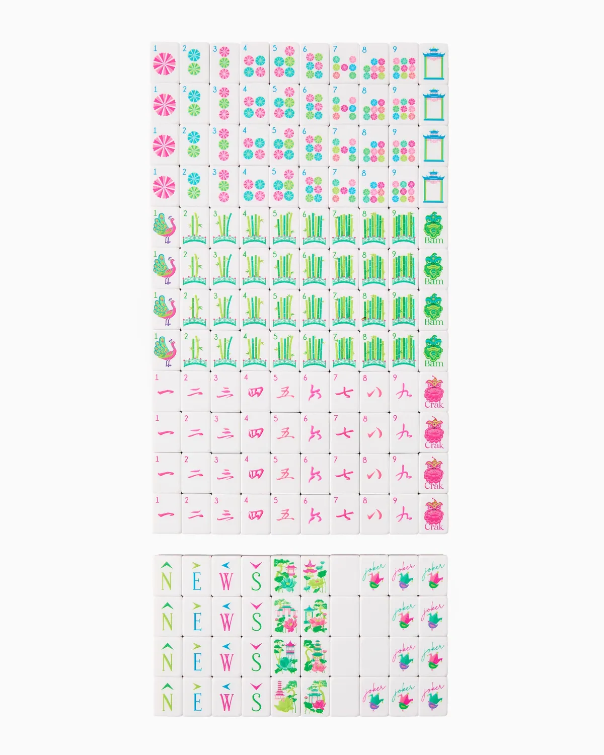 Oh My Mahjong Glow Wild Mahjong Tiles