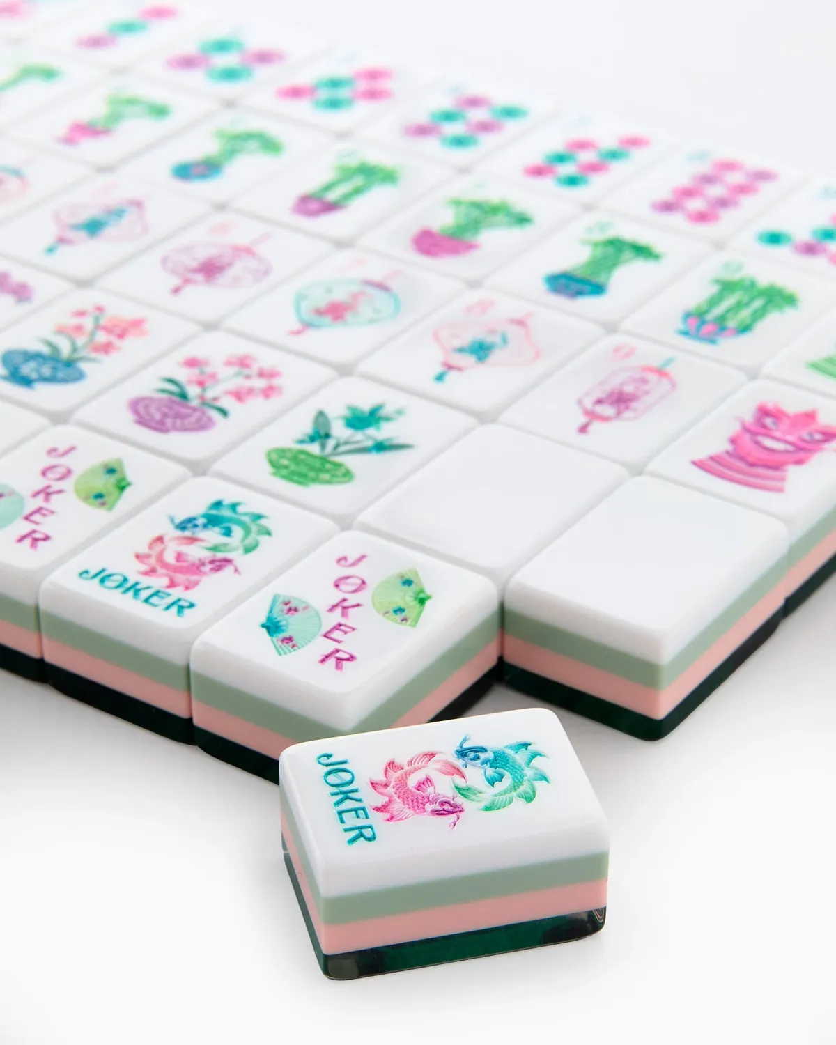 Oh My Mahjong Emerald Mahjong Tiles