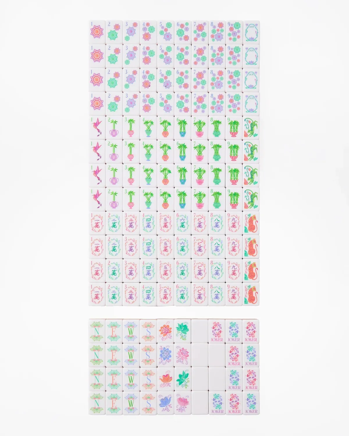 Oh My Mahjong Pearlescent Mahjong Tiles
