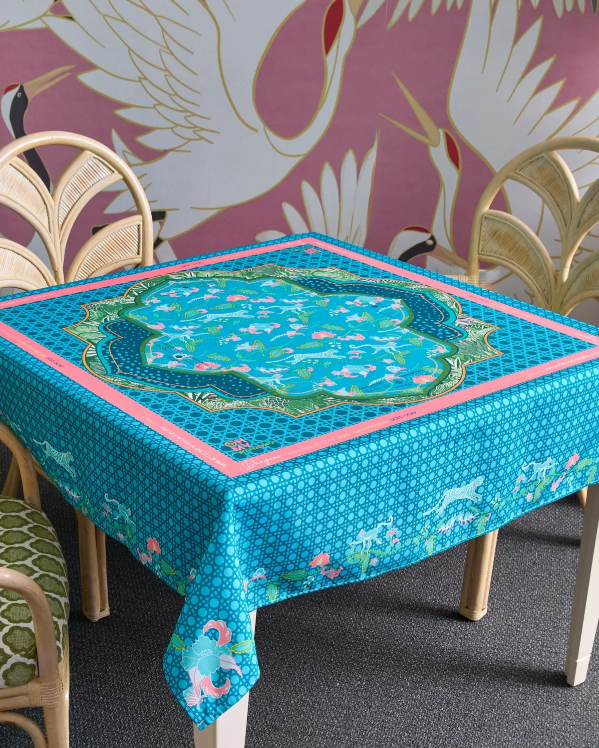 Oh My Majhong Table Cloth