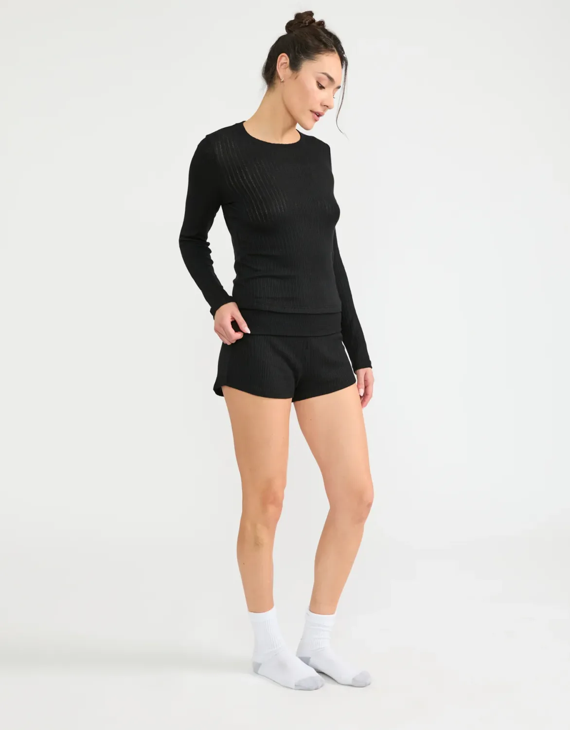 Maison Wheat Ventura Pointelle Short