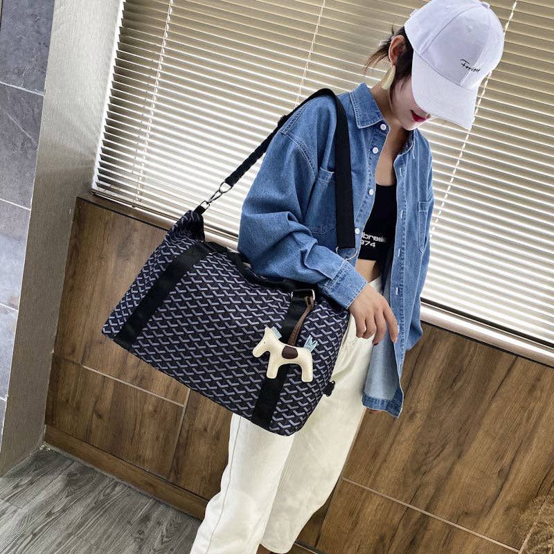 Large Gym Travel Bag - Wet/Dry Shoulder Crossbody Short Trip