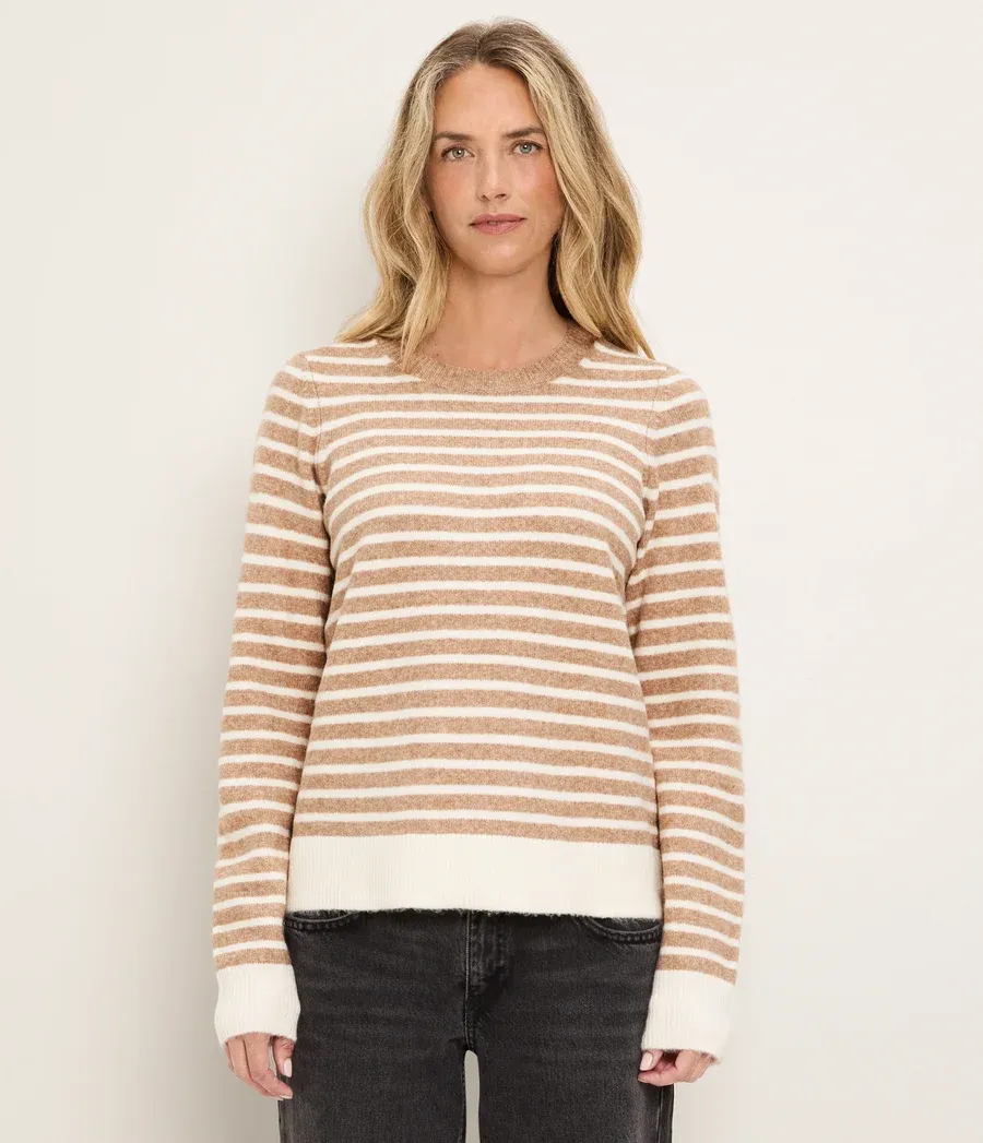 Michael Stars MORGAN Crew Neck Long Sleeve Pullover
