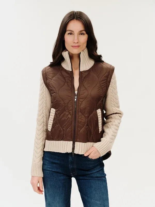 Six/Fifty Melanie Mixed Media Jacket