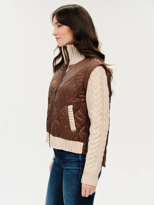 Six/Fifty Melanie Mixed Media Jacket