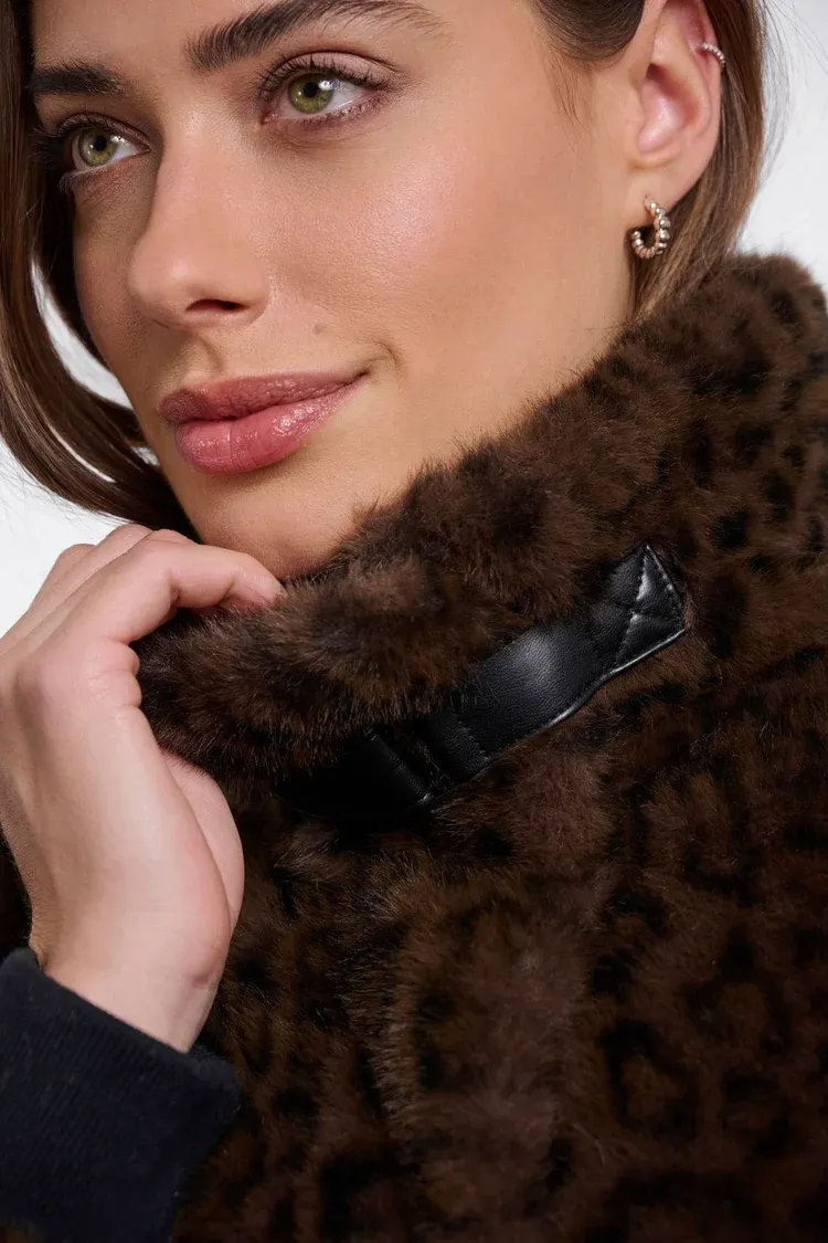 Rino &amp; Pelle Ambra Leopard Short Jacket