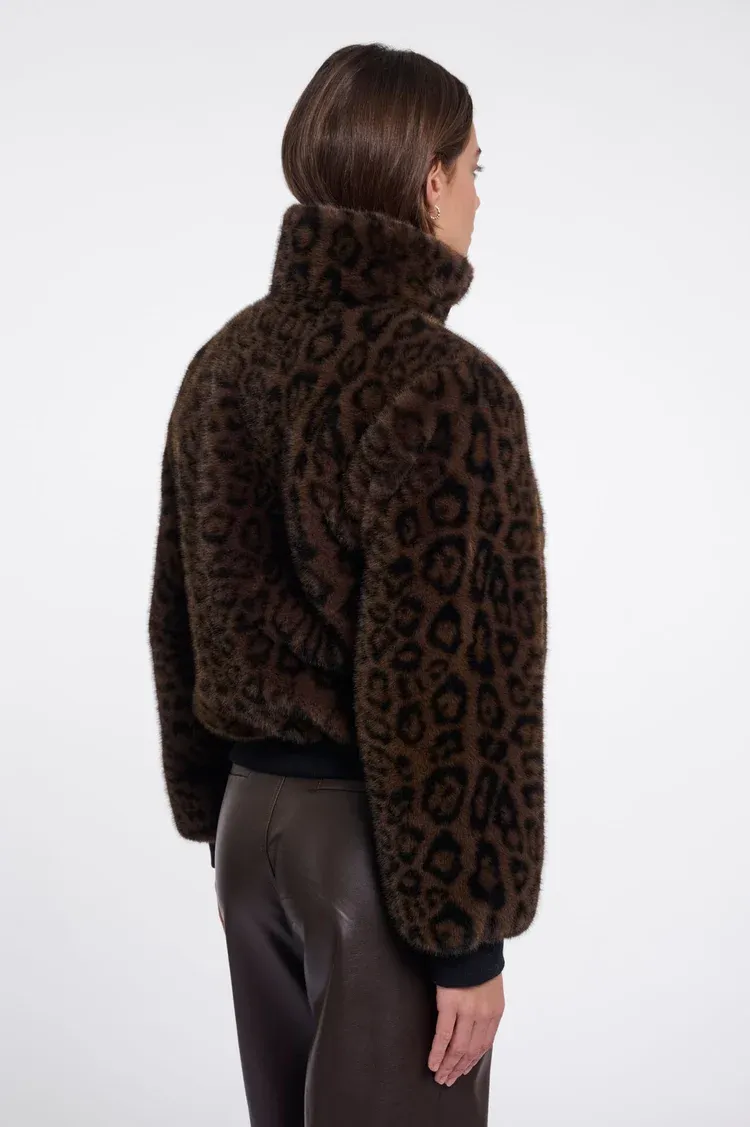 Rino &amp; Pelle Ambra Leopard Short Jacket