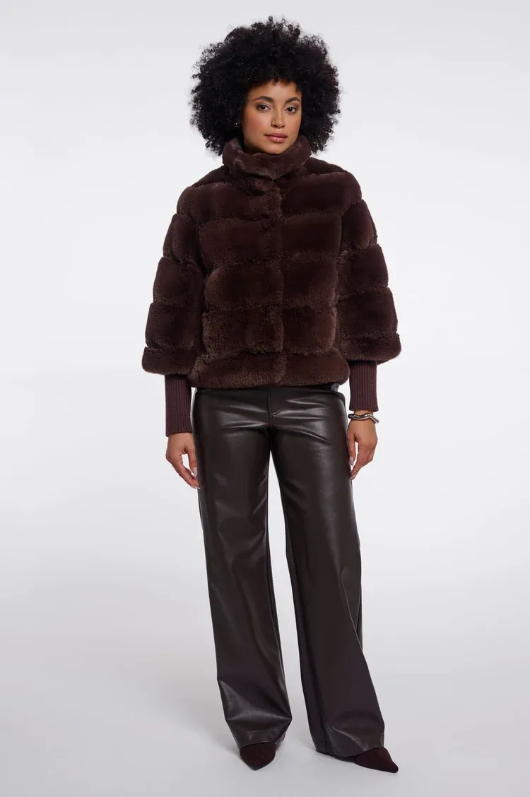 Rino &amp; Pelle Feline Jacket with Rib Cuffs