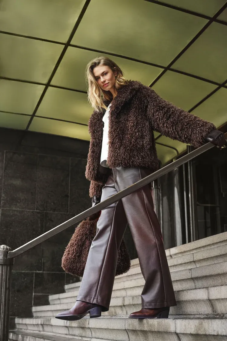 Rino &amp; Pelle Lias Faux Fur Jacket
