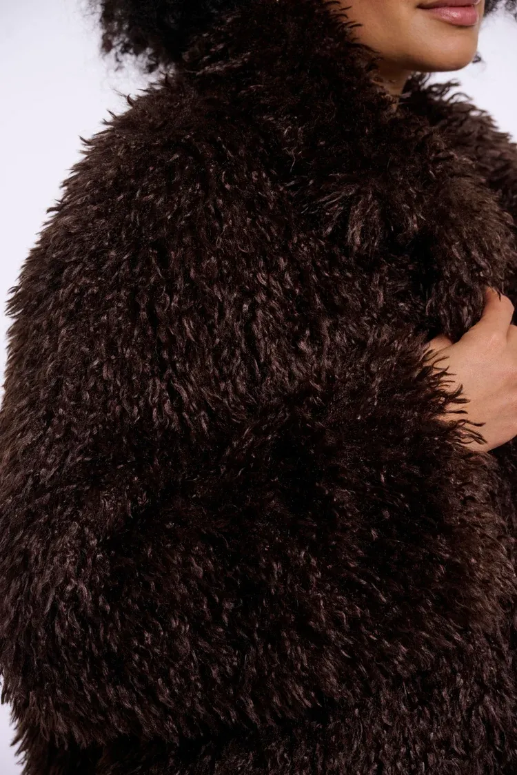 Rino &amp; Pelle Lias Faux Fur Jacket