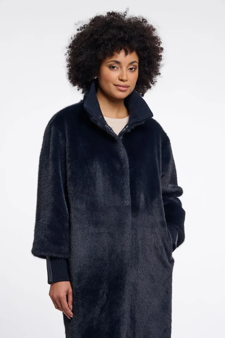Rino &amp; Pelle Pilar Medium Length Jacket with Rib Cuffs