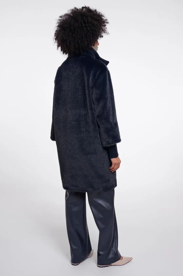 Rino &amp; Pelle Pilar Medium Length Jacket with Rib Cuffs