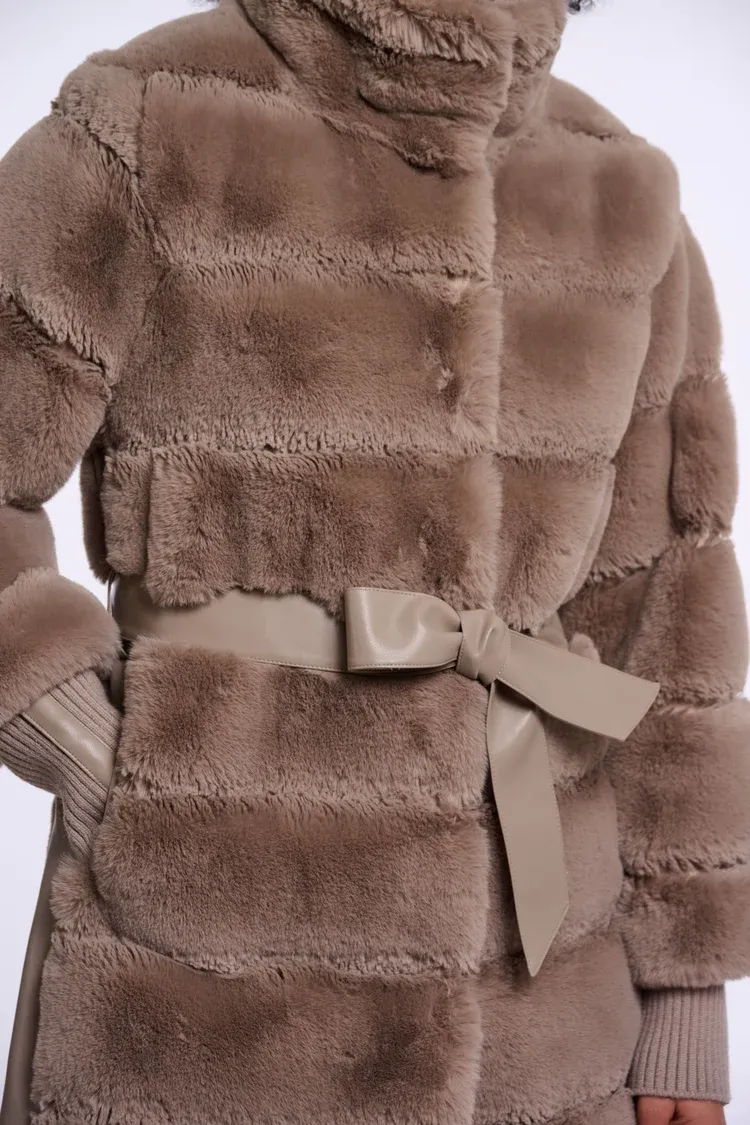 Rino &amp; Pelle Zane Coat with Rib Cuffs