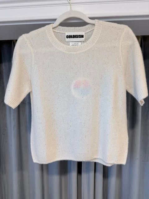 COLORUSH Tori Delicate Sparkle Tee