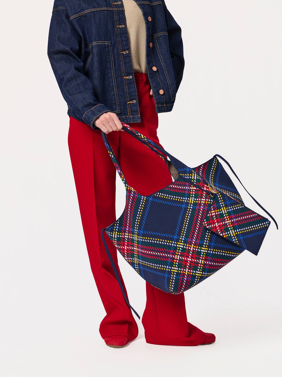 Shiraleah ROBBIE PLAID TOTE