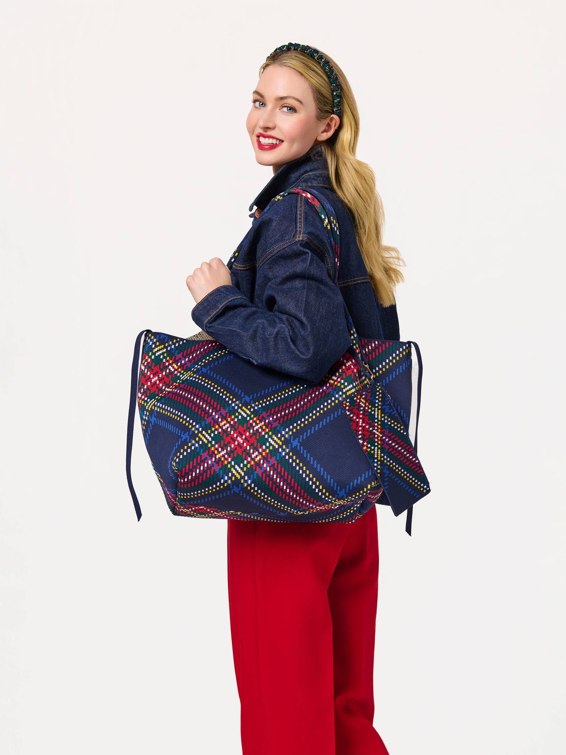 Shiraleah ROBBIE PLAID TOTE
