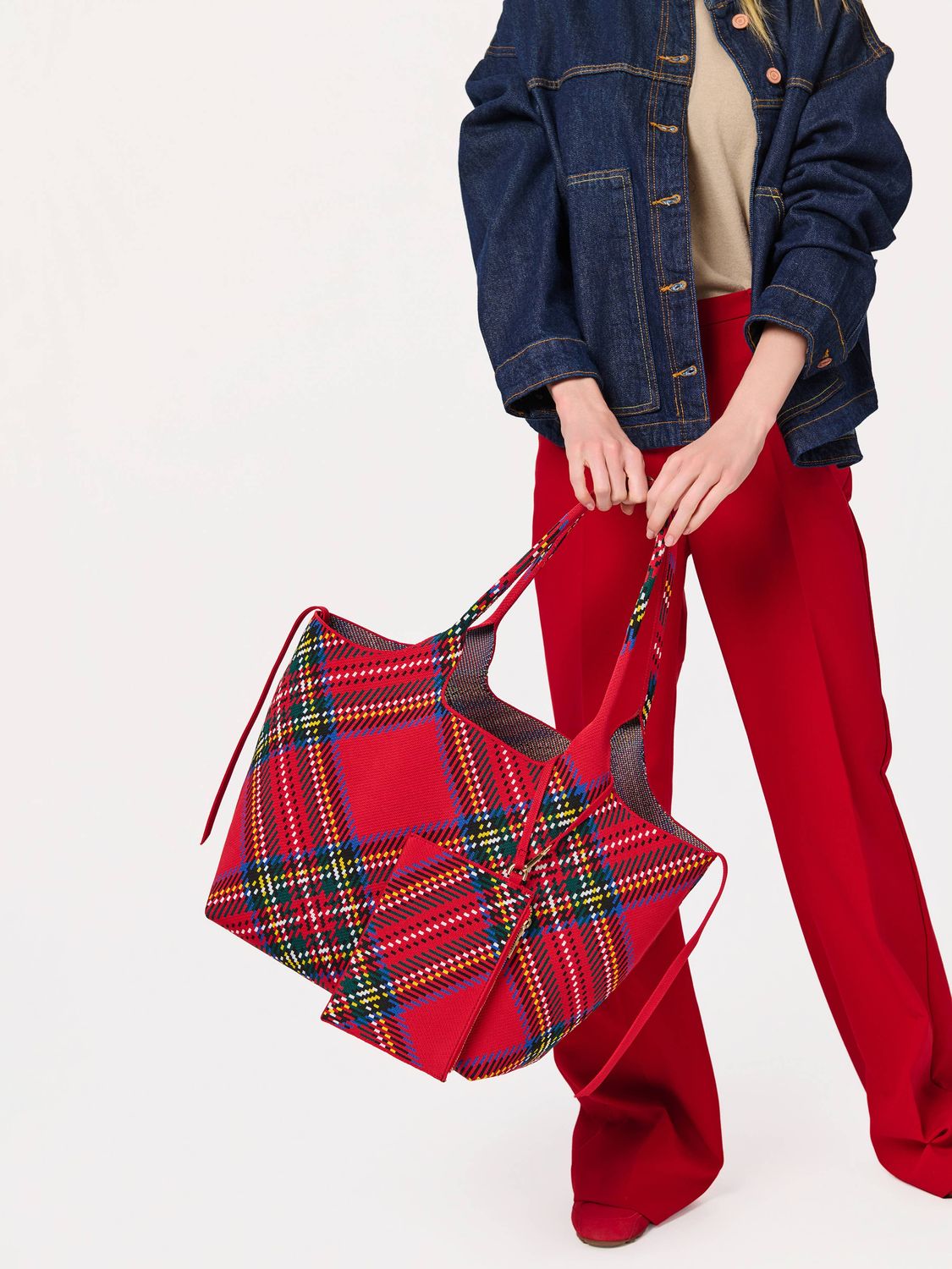 Shiraleah ROBBIE PLAID TOTE
