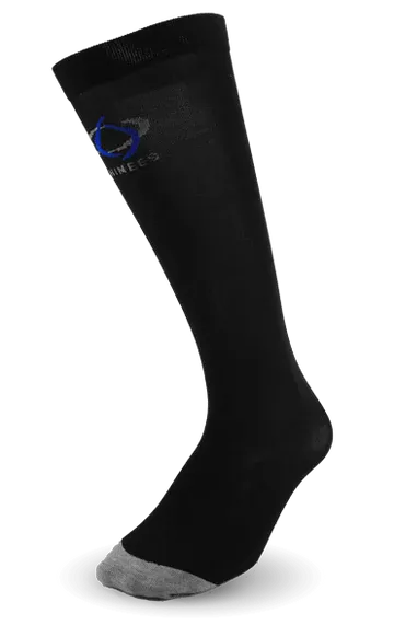 Cool Thins Long Black Socks